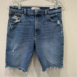 Abercrombie and Fitch High Rise 9” Short Women’s Size 28/6